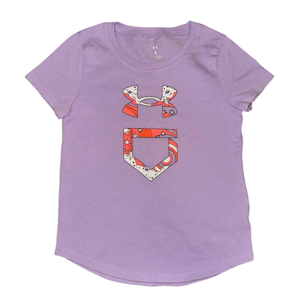 Under Armour Kids Purple Graphic T-Shirt